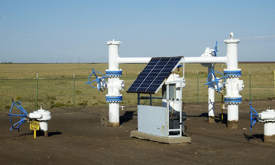 Solar Panels being used in a remote area